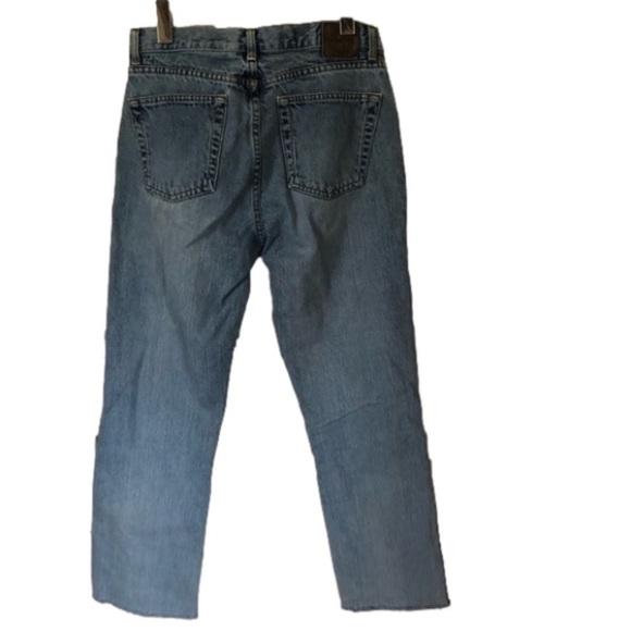 High Rise High Waist Light Wash Distressed Mom Jeans Size 26 - Picture 6 of 16